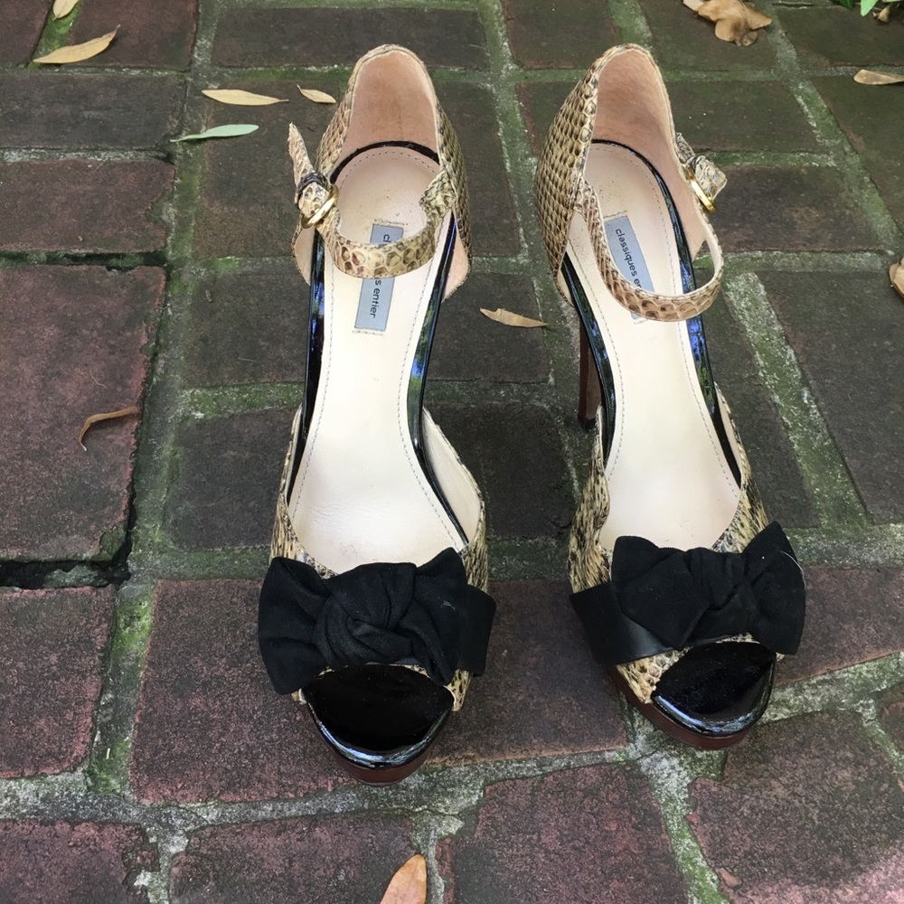8.5 Classiques Entier Stilleto Snakeskin Heels